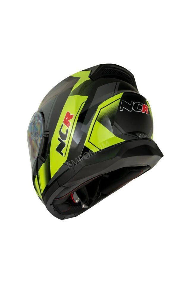 ICON Çene Açılır Kask Siyah Vizörlü