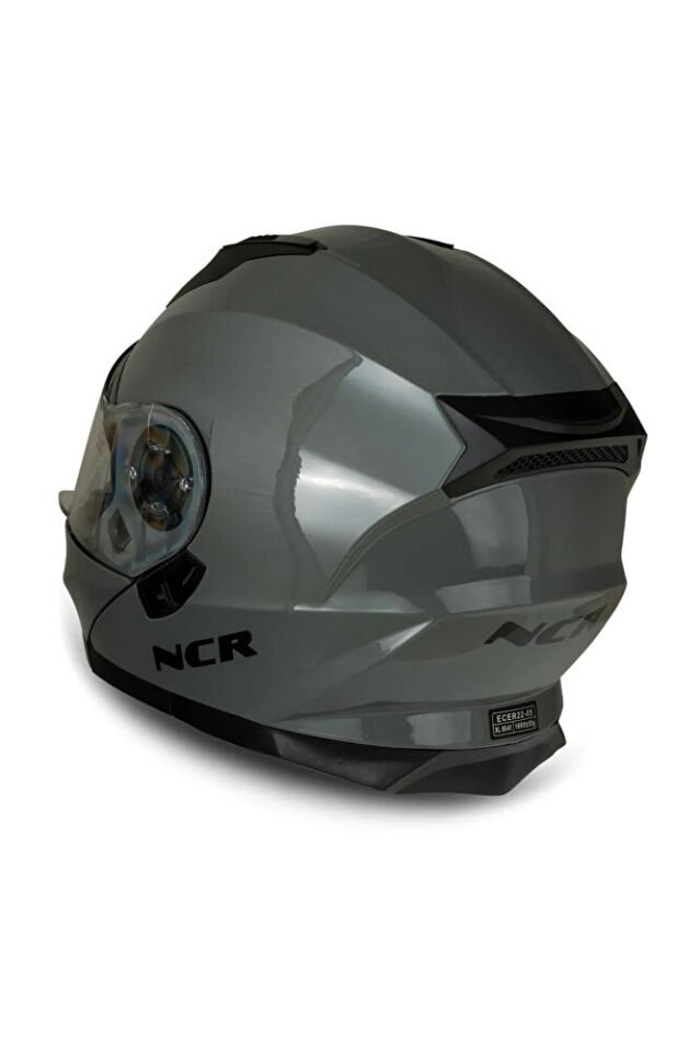 ICON Çene Açılır Kask Siyah Vizörlü Nardo Siyah Vizör - S