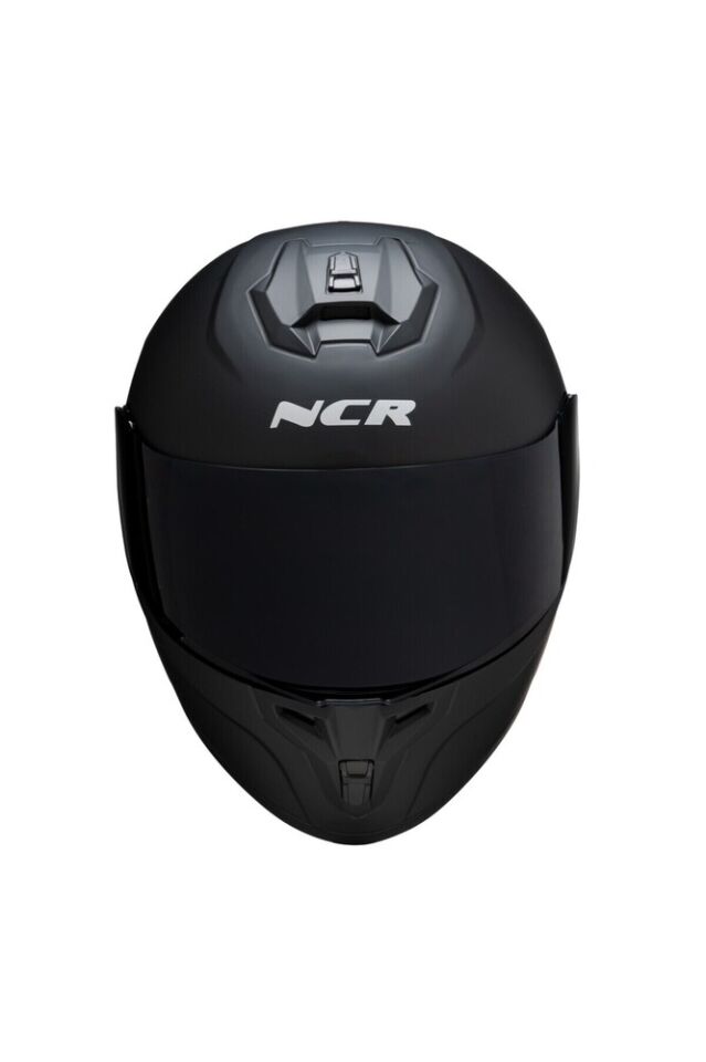 Rapid Siyah Camlı Kapalı Kask (Ece Belgeli) Mat Siyah Vizör - 2XL