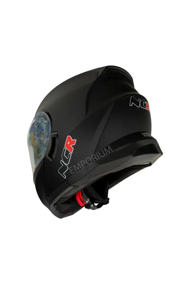 NCR Icon Çene Açılır Mat Siyah Motosiklet Kaskı