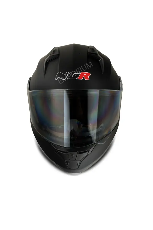 NCR Icon Çene Açılır Mat Siyah Motosiklet Kaskı