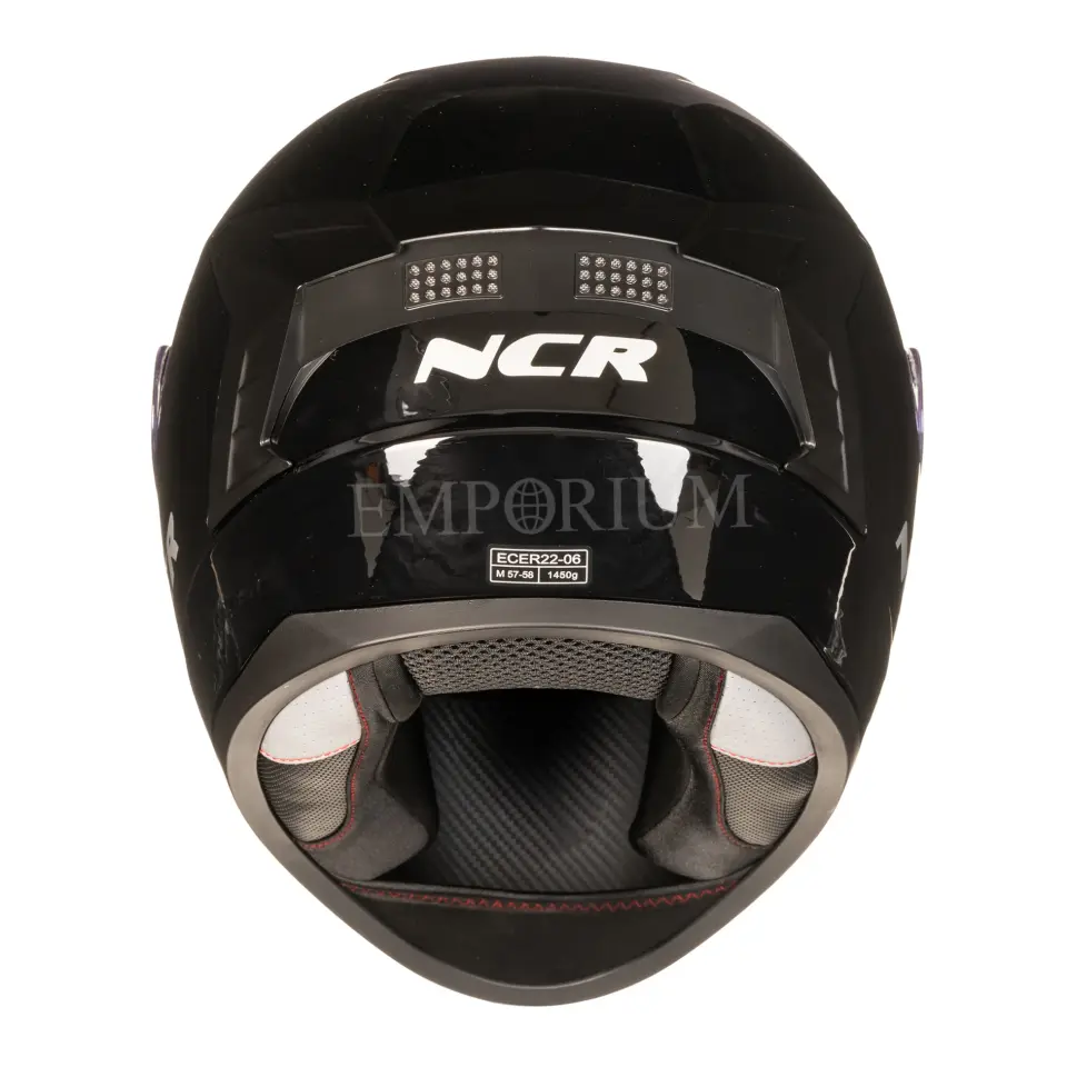 NCR Rapid Parlak Siyah Kask