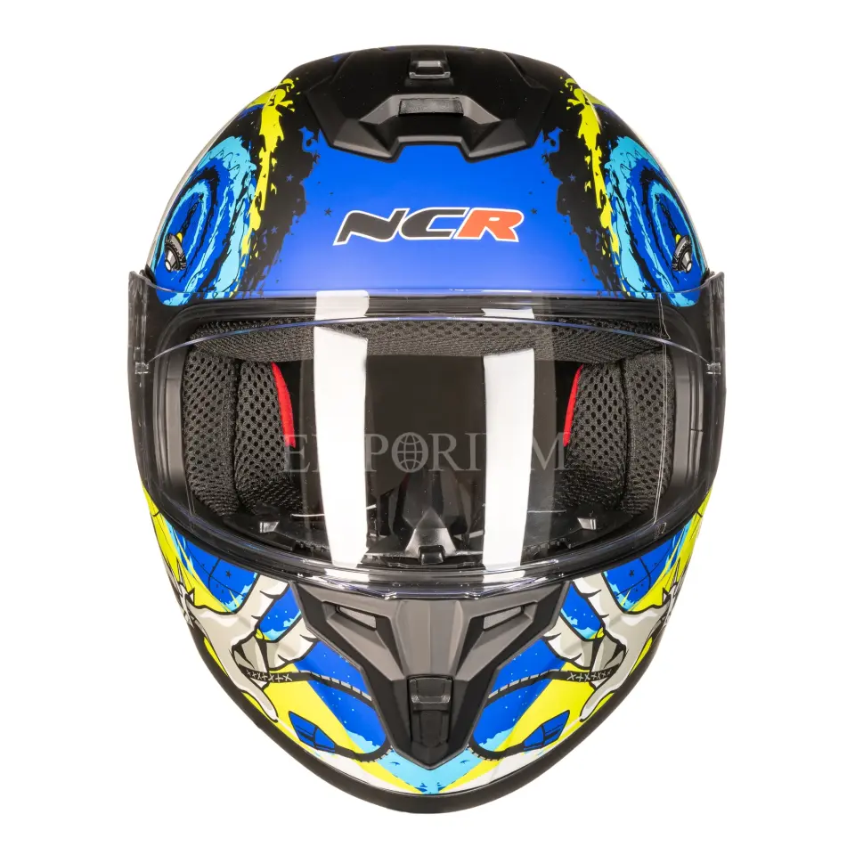 NCR Rapid Uzaylı Mavi-Sarı Kask