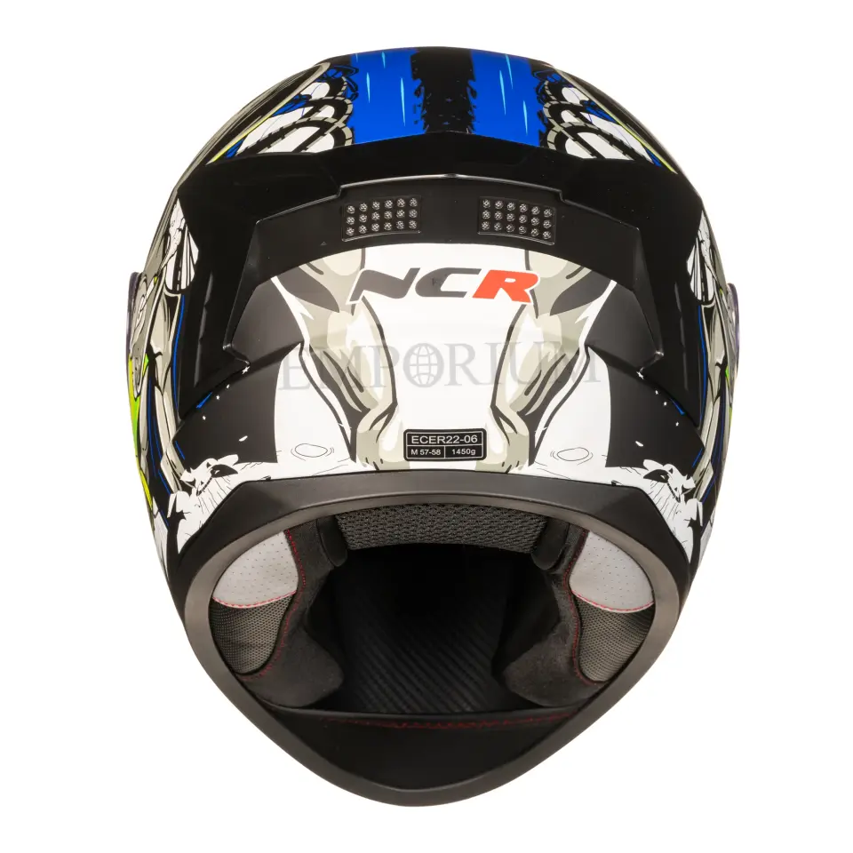 NCR Rapid Uzaylı Mavi-Sarı Kask