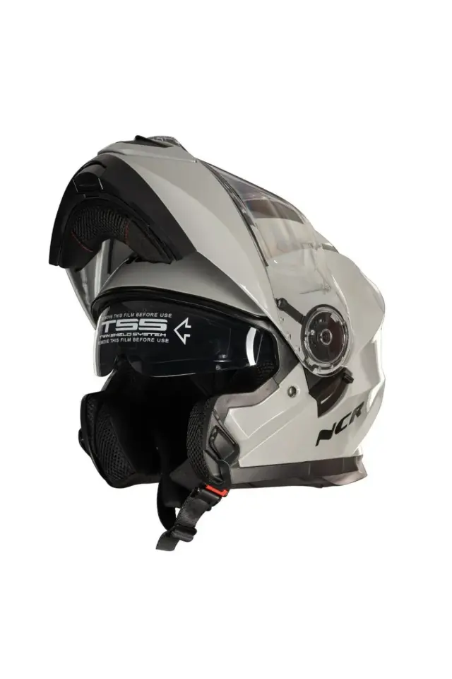 NCR Stars Çene Açılır Cool Gri Kask