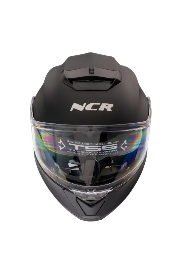 NCR Stars Çene Açılır Mat Siyah Kask
