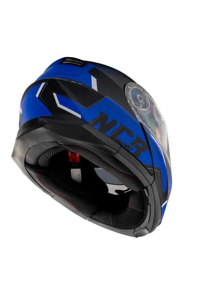 NCR Stars Çene Açılır Mavi Grafik Kask