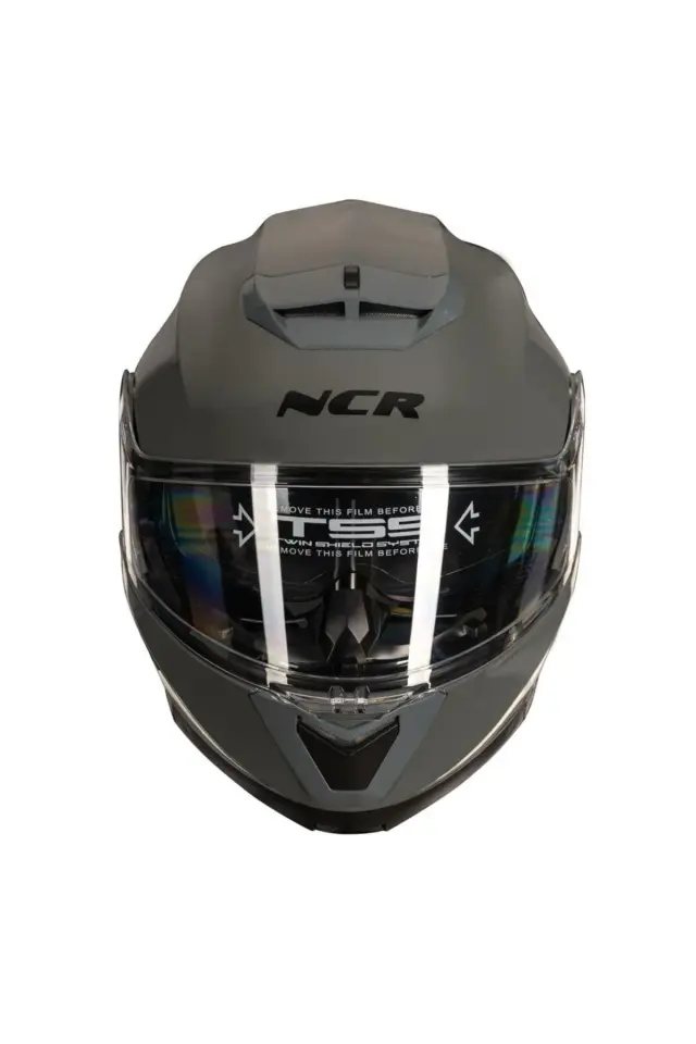 NCR Stars Çene Açılır Nardo Gri Kask