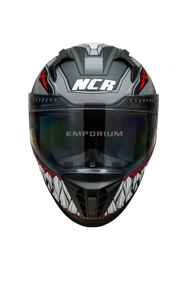 Ncr Stream Kapalı Kask Siyah Vizörlü (ECE-06) Gri Robot