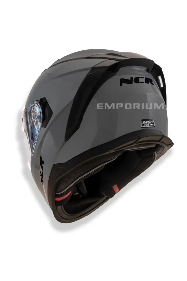 Ncr Stream Kapalı Kask Siyah Vizörlü (ECE-06) Nardo Gri