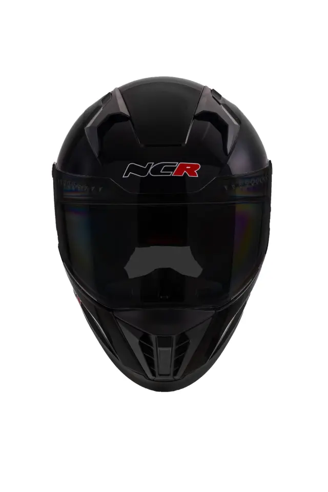 Ncr Stream Kapalı Kask Siyah Vizörlü (ECE-06) Parlak Siyah
