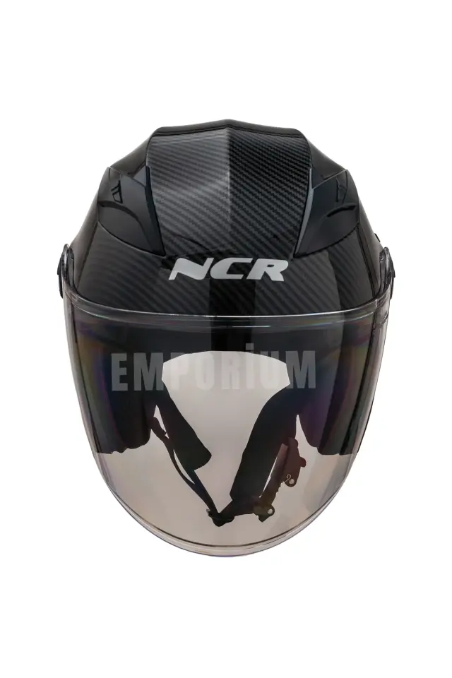 Jet Çenesiz Motosiklet Kaskı (ECE) Carbon
