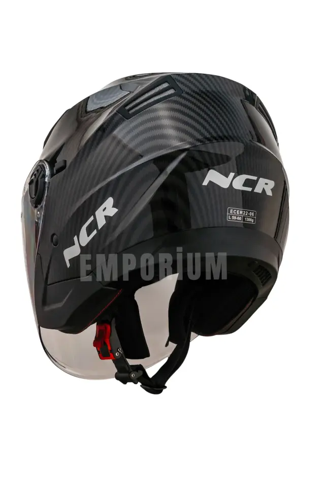 Jet Çenesiz Motosiklet Kaskı (ECE) Carbon