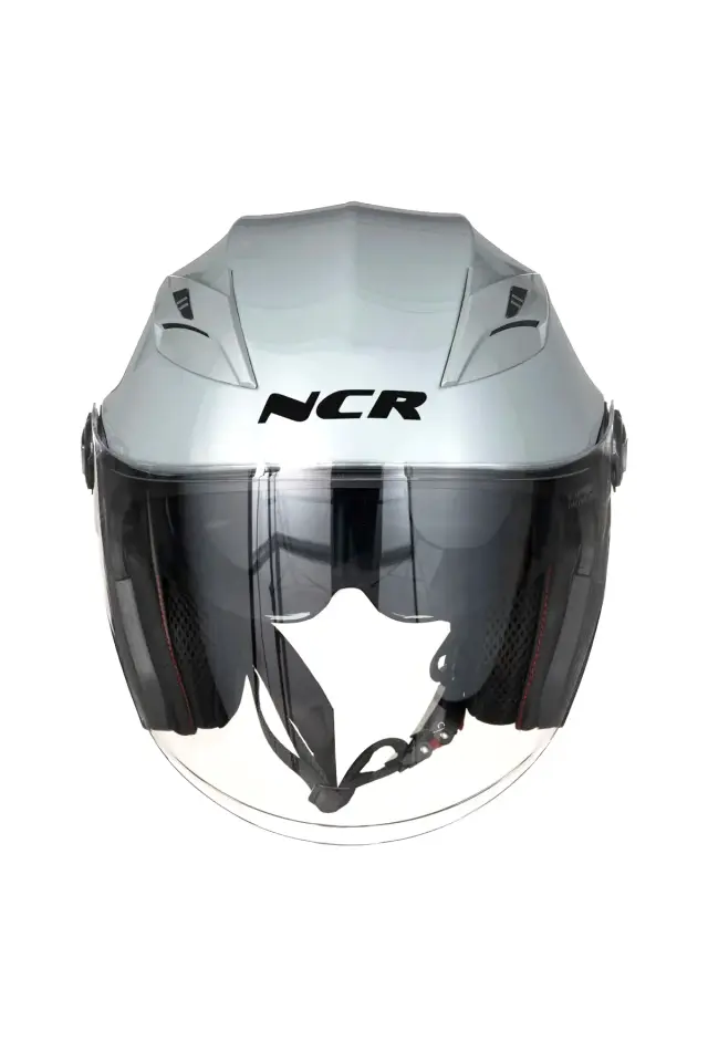 Jet Çenesiz Motosiklet Kaskı (ECE) Cool Gri