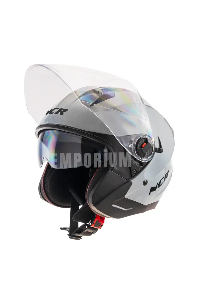 Unisex Çenesiz Motosiklet Kaskı (ECE)  Nardo Gri