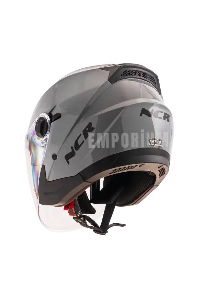Unisex Çenesiz Motosiklet Kaskı (ECE)  Nardo Gri