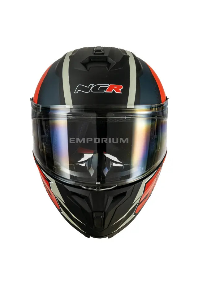 Vega Çene Açılır Güneş Vizörlü Kask  (ECE-06) Kırmızı Siyah