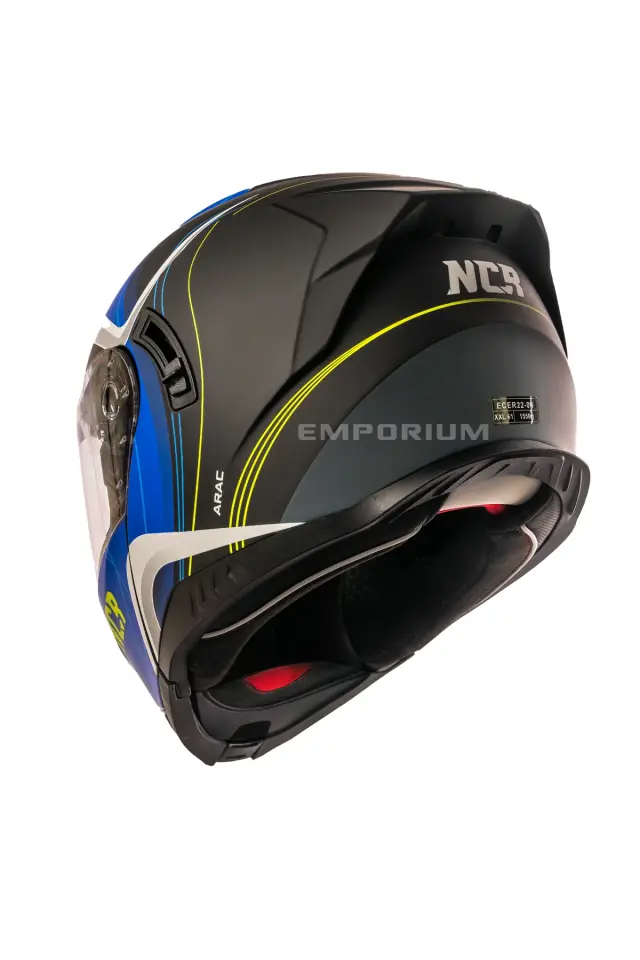 Vega Çene Açılır Güneş Vizörlü Kask  (ECE-06) Mavi